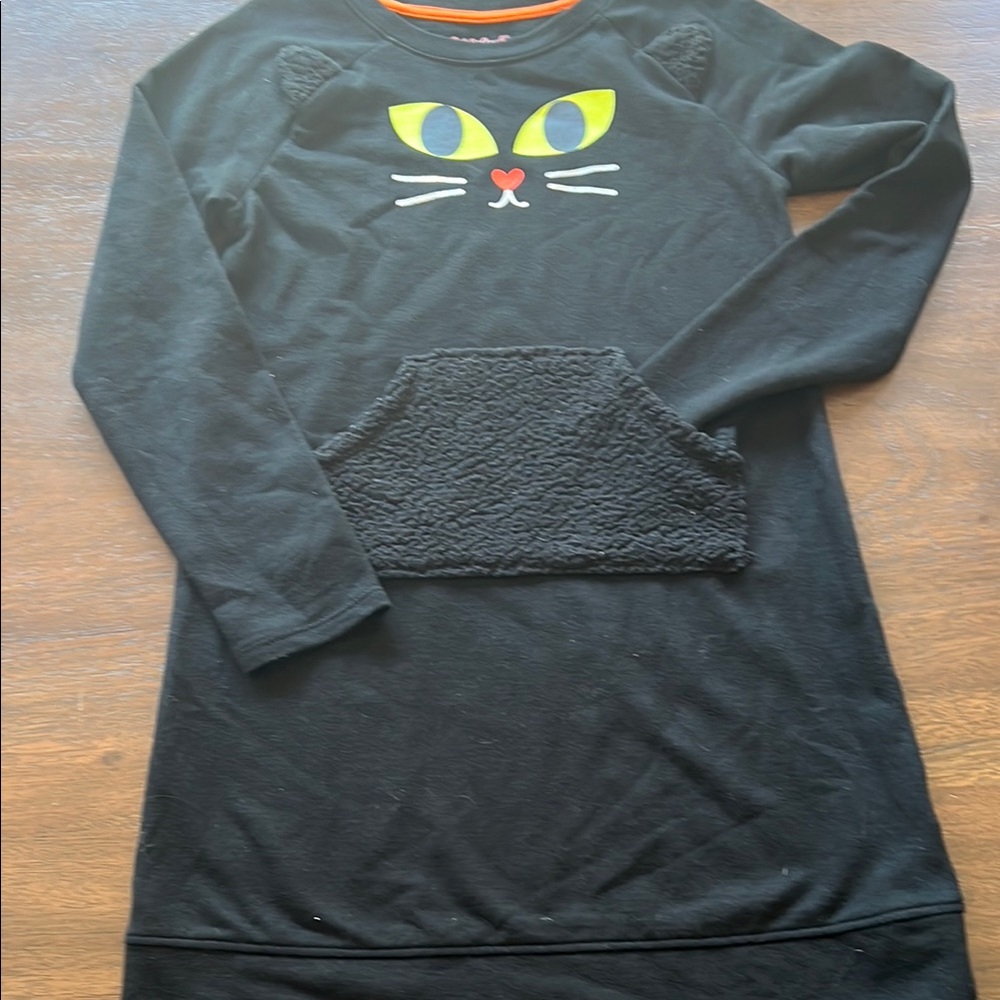 Cat & Jack Black Cat Face Dress